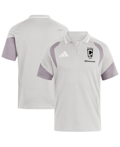 Adidas Men's Silver Columbus Crew 2026 Tiro Competition Polo Shirt