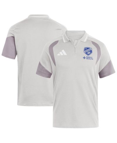 Adidas Men's Silver FC Cincinnati 2026 Tiro Competition Polo Shirt