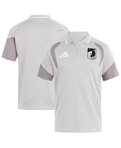 Adidas Men's Silver Minnesota United FC 2026 Tiro Competition Polo Shirt