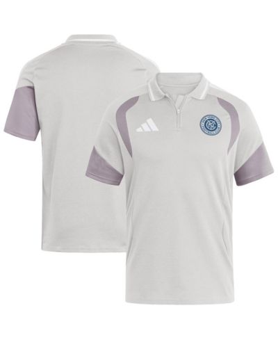 Adidas Men's Silver New York City FC 2026 Tiro Competition Polo Shirt