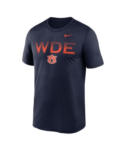 Nike мужская футболка Dri-FIT Primetime Legend Kinetic Mantra, темно-синяя, Auburn Tigers