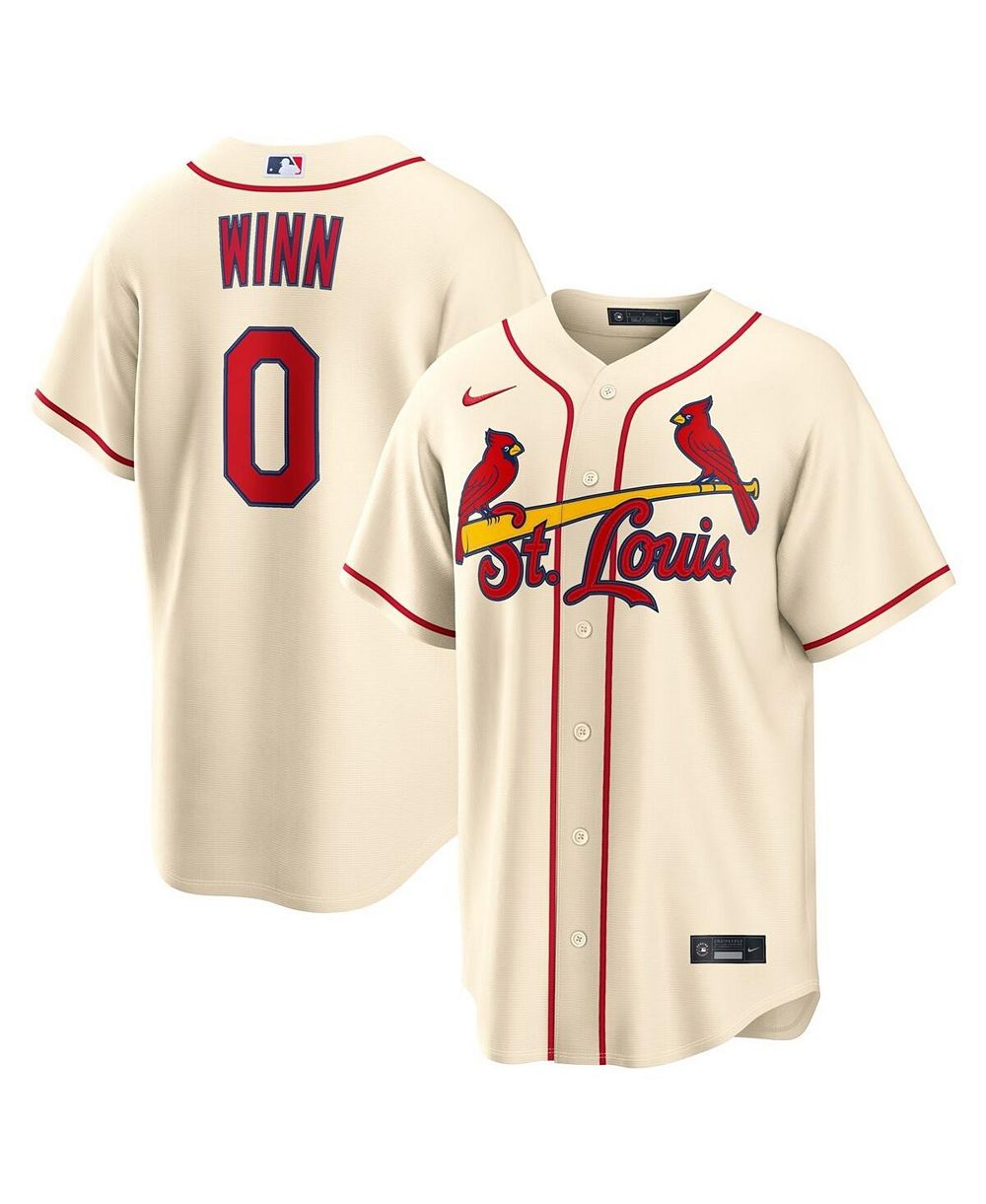 Джерси Nike Men's Masyn Winn Cream St. Louis Cardinals Alternate Replica