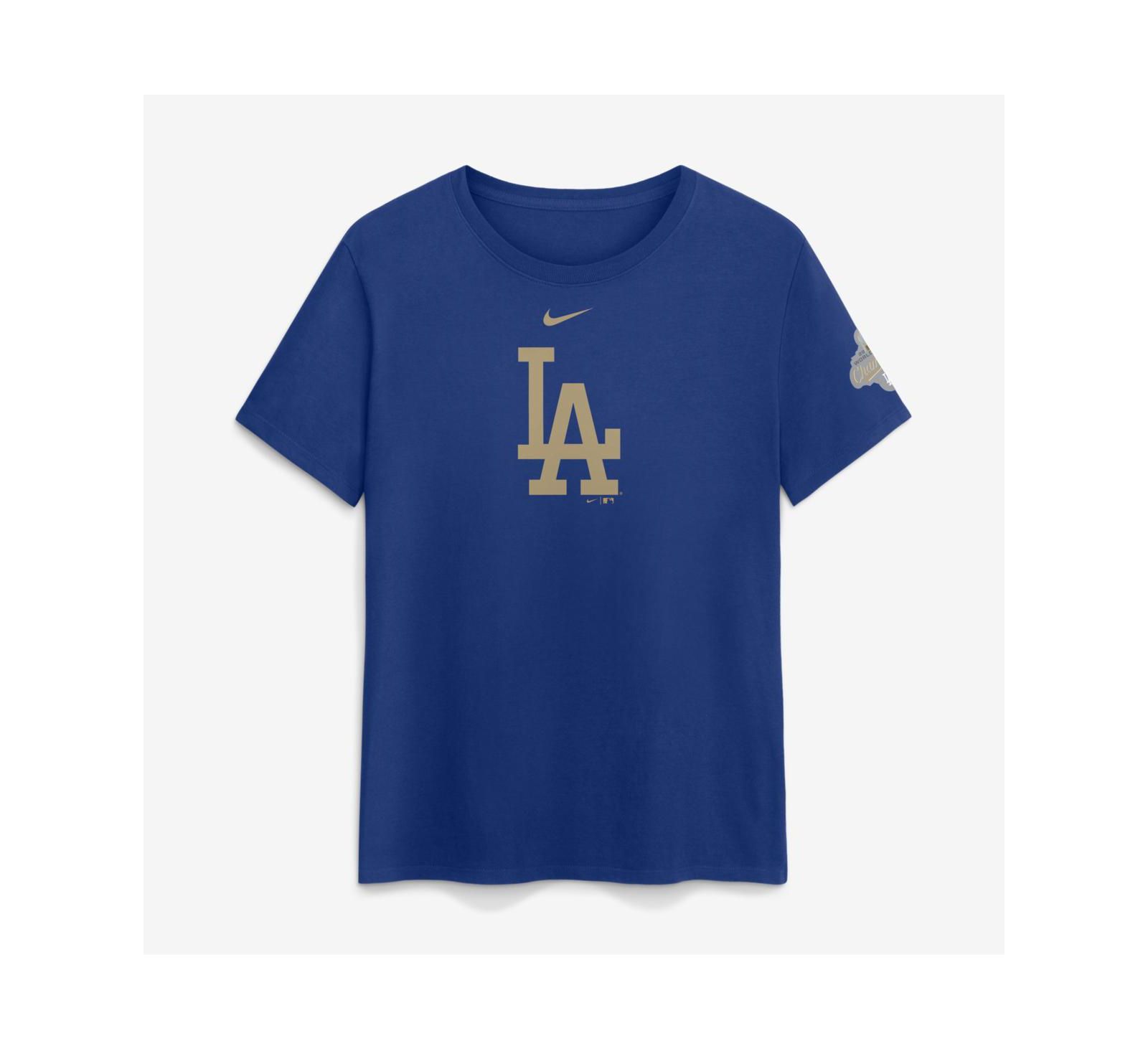 Nike Women's Rush Blue Los Angeles Dodgers 2026 Gold Collection Logo T-Shirt
