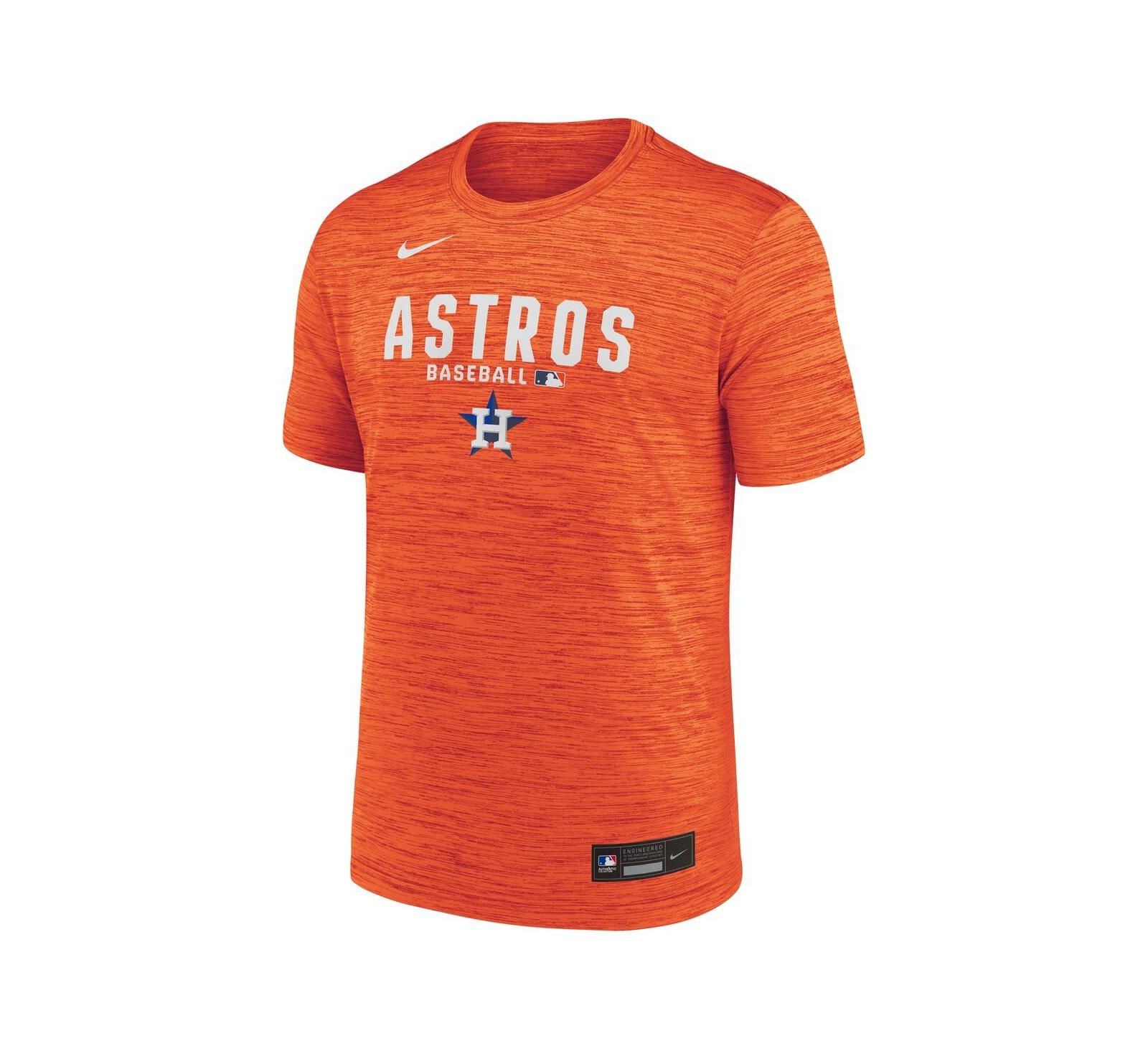 Мужская футболка Nike Orange Houston Astros Authentic Collection Velocity Dri-FIT
