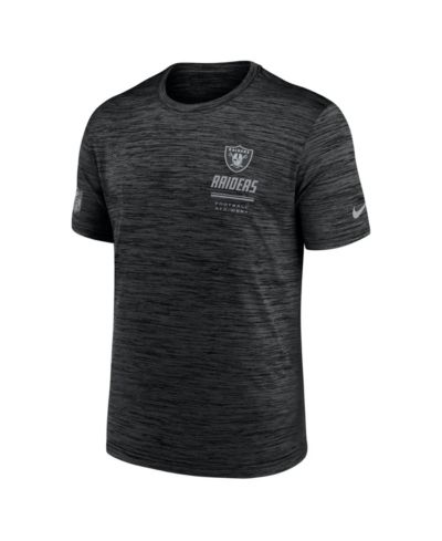 Nike Men's Black Las Vegas Raiders Sideline Double Covered Dri-FIT Velocity T-Shirt