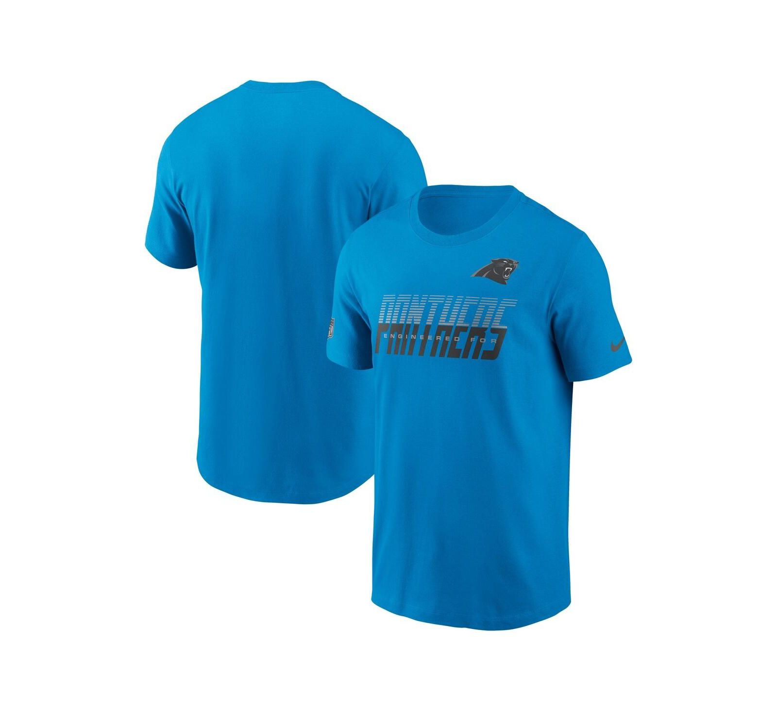 Мужская футболка Nike Carolina Panthers Sideline Dri-FIT, синяя