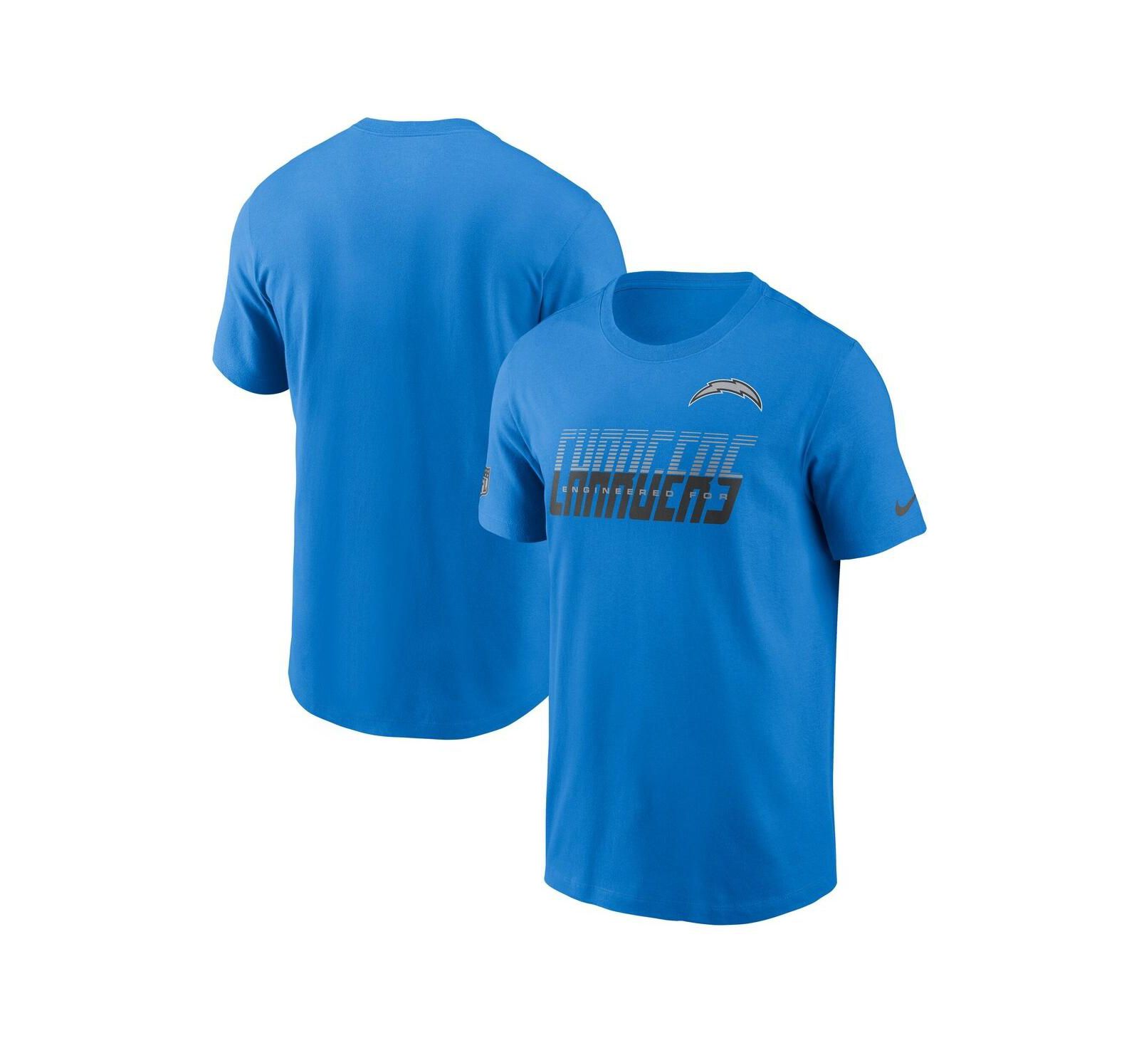 Мужская футболка Nike Los Angeles Chargers Sideline Dri-FIT, голубая