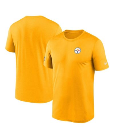 Мужская футболка Nike Gold Pittsburgh Steelers Sideline Legend Small Logo Dri-FIT