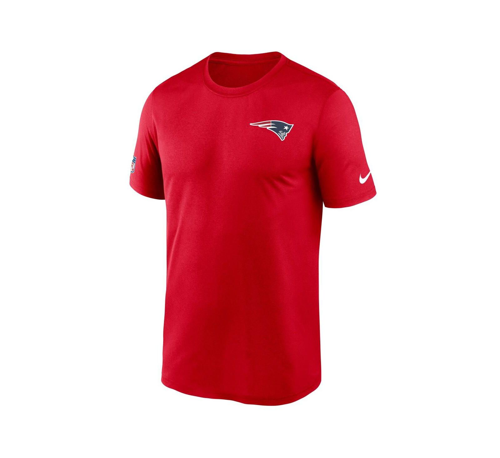 Nike Men's Red New England Patriots Sideline Legend Small Logo Dri-FIT T-Shirt