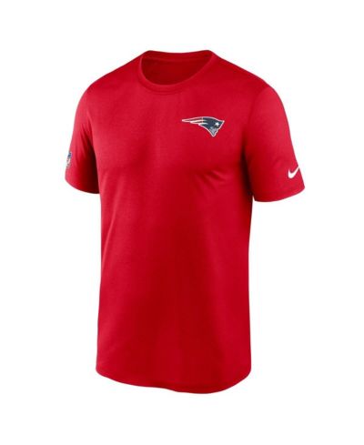 Nike Men's Red New England Patriots Sideline Legend Small Logo Dri-FIT T-Shirt