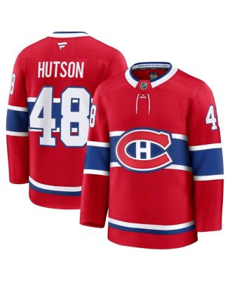 Fanatics Мужская джерси Montreal Canadiens Lane Hutson Red Premium