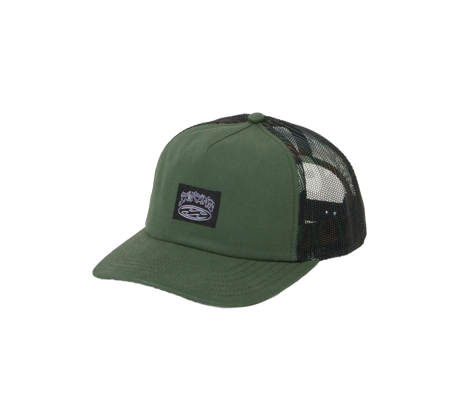 Мужская кепка Billabong Military Green Bad Dog Trucker Adjustable