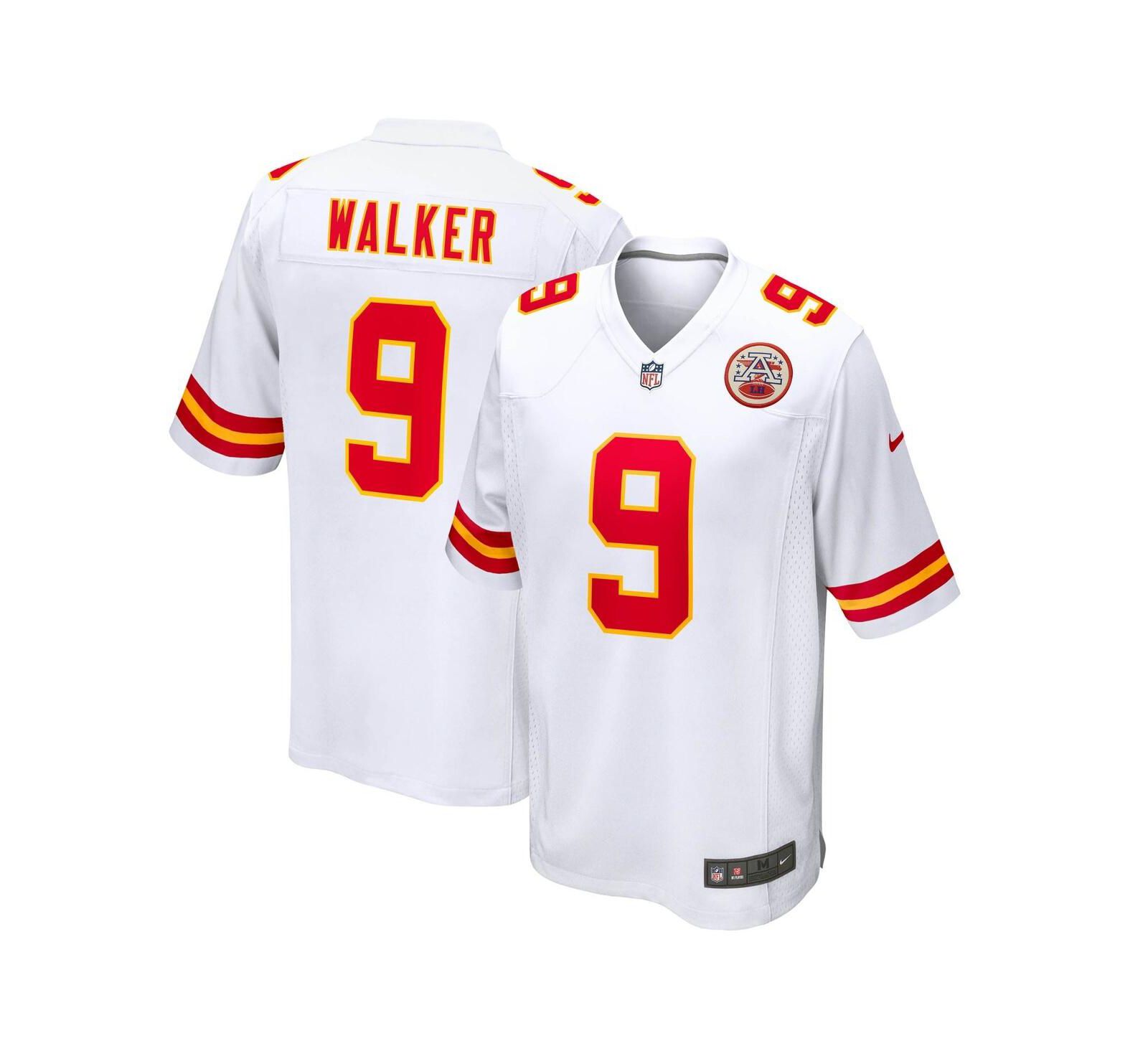 Nike Men's Kenneth Walker III White Kansas City Chiefs Game Jersey