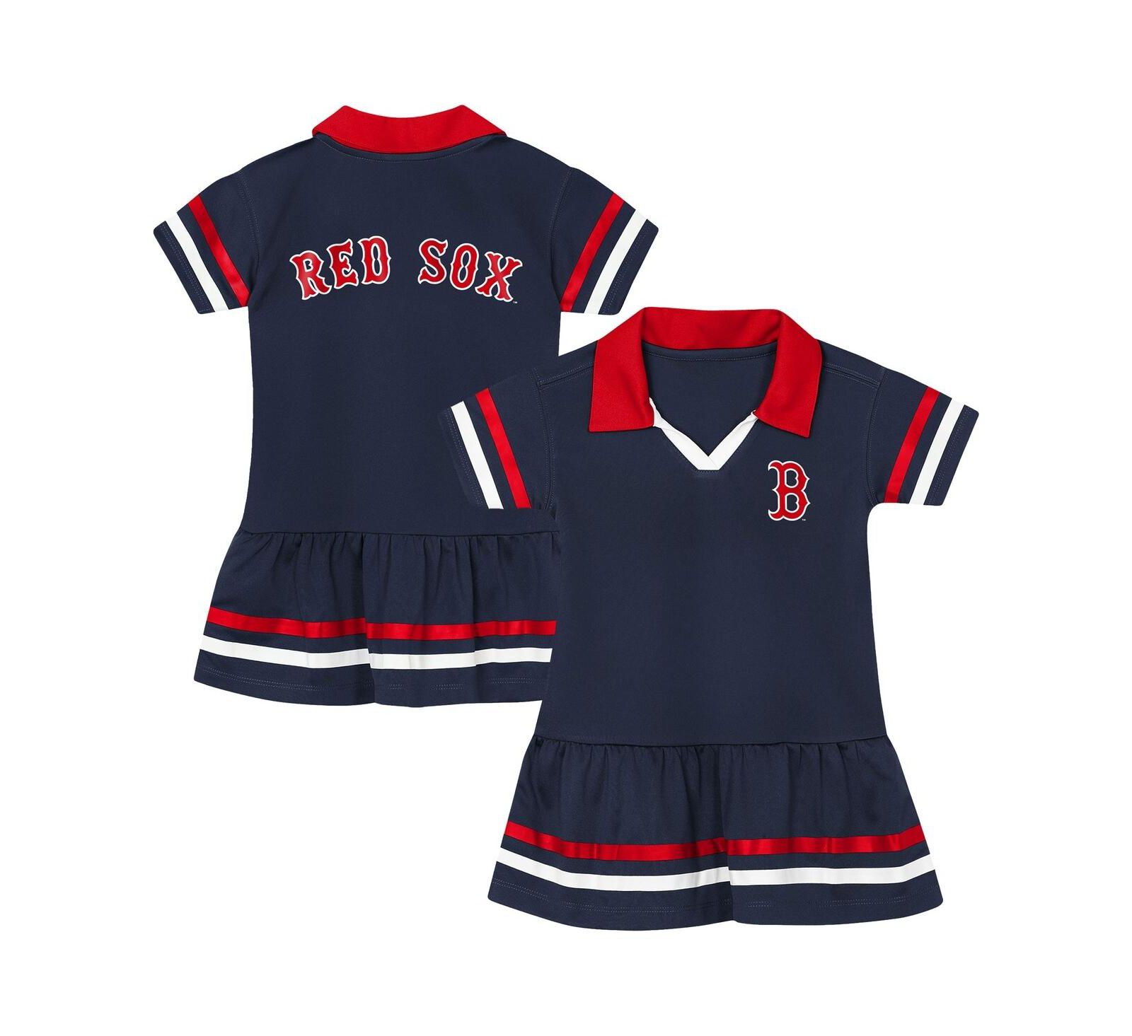 Детское платье Outerstuff Preschool Navy Boston Red Sox Big League Hit Dress