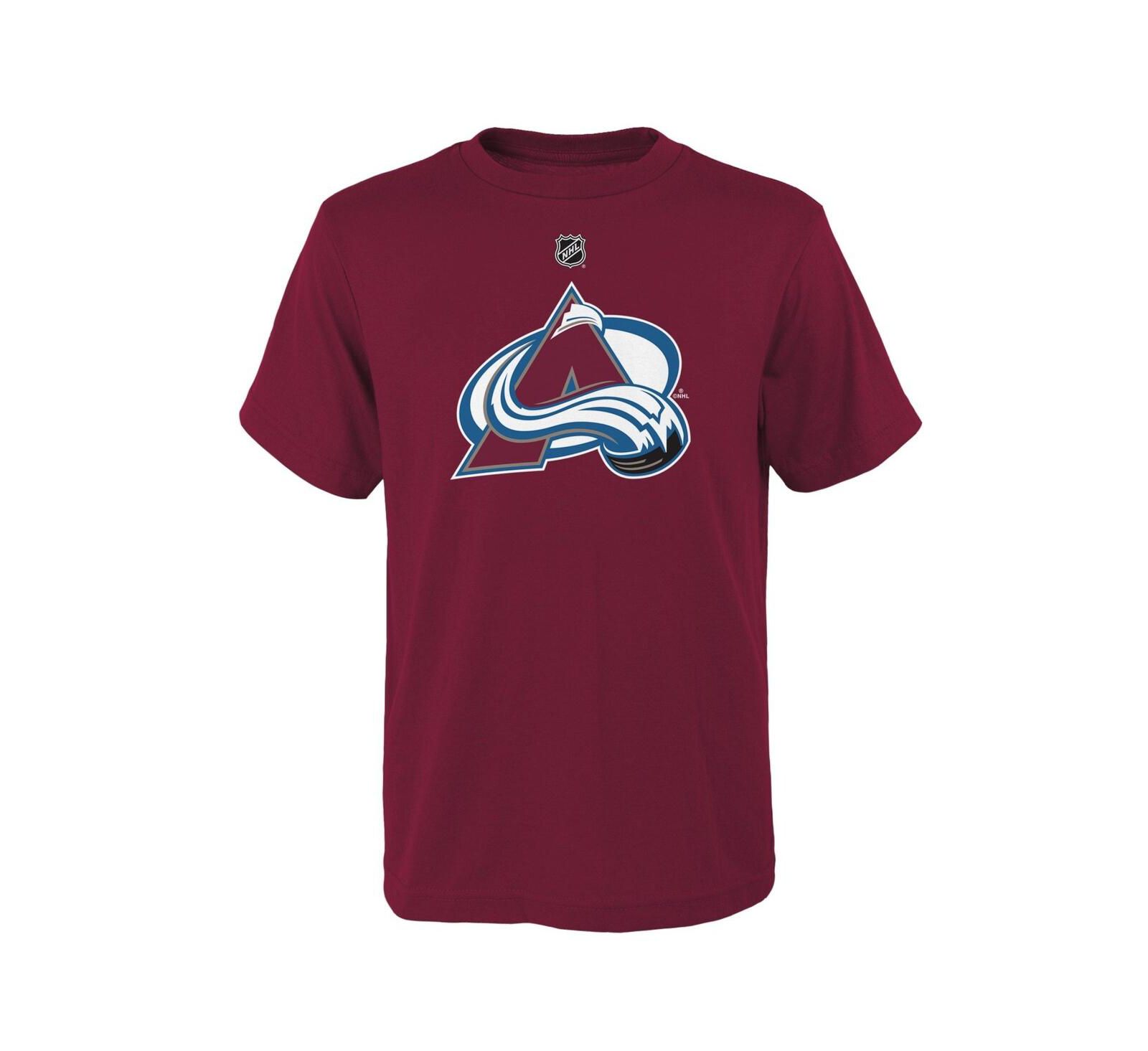 Outerstuff Big Boys and Girls Burgundy Colorado Avalanche Primary Logo T-Shirt