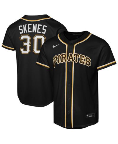 Nike джерси Paul Skenes Pittsburgh Pirates, черная, для мальчиков и девочек
