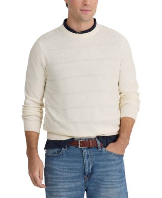 Nautica Men's Classic-Fit Textured Crewneck Sweater