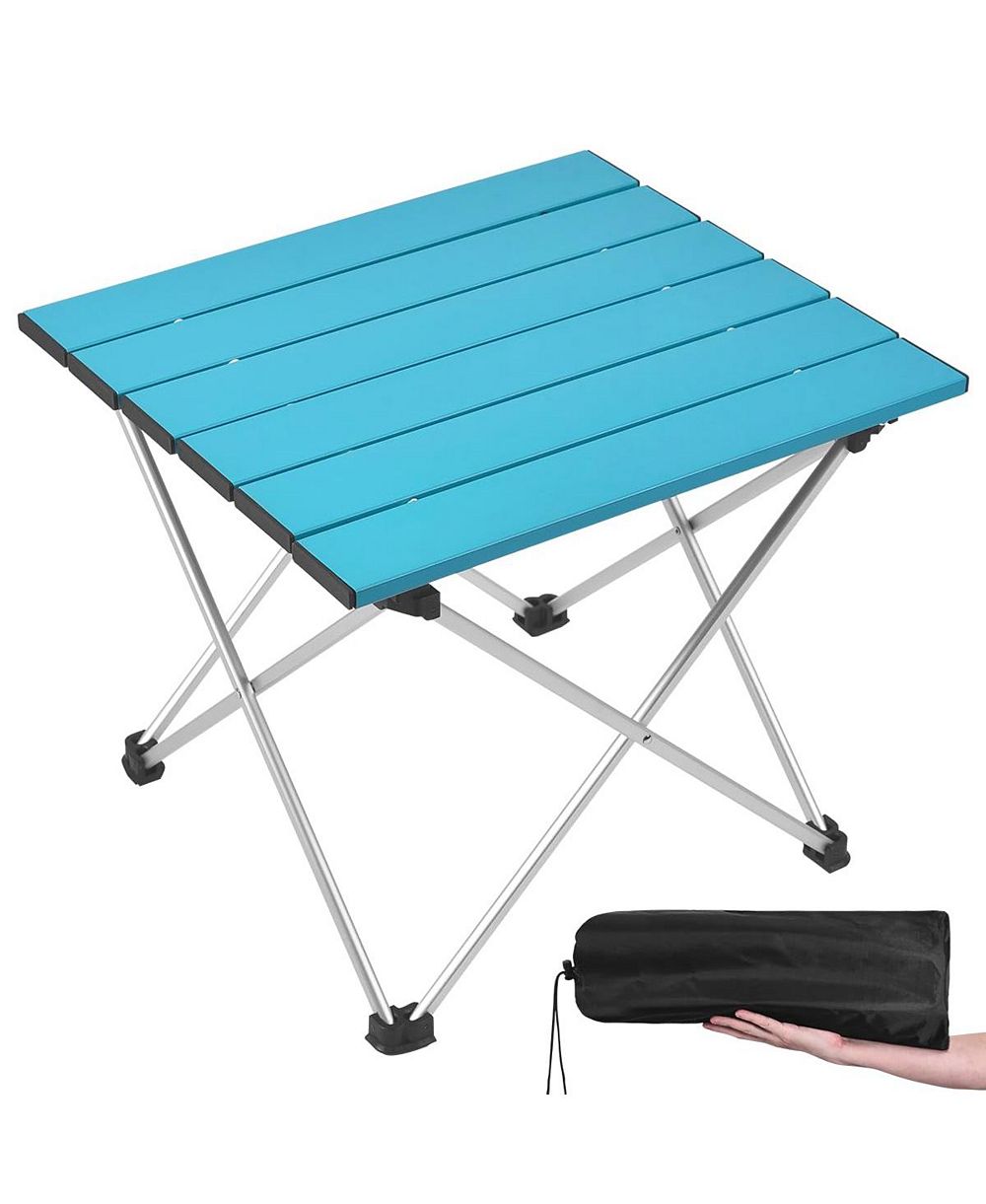 GNUADZ Portable Folding Aluminum Camping Table Camping Outdoor Recreation Gear