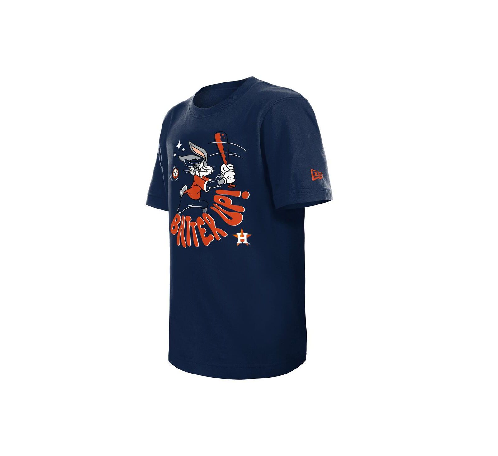 Футболка New Era Big Boys and Girls Navy Houston Astros Looney Tunes
