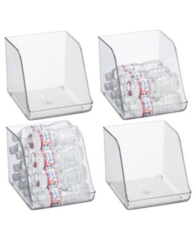 Органайзер для бутылок iDesign Clear Plastic для холодильника, 4 шт.