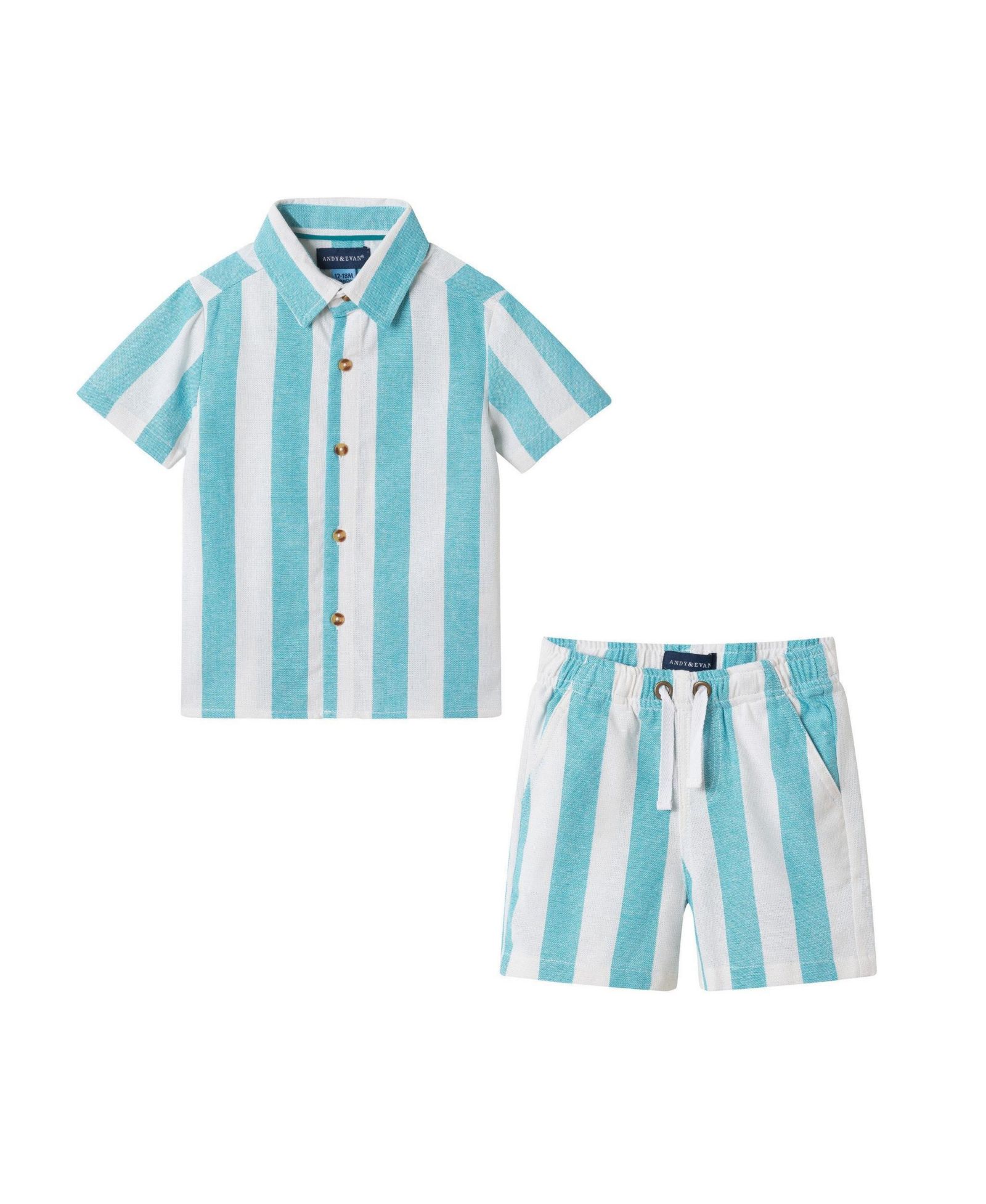 Детский комплект Oxford Airy Stripe Andy & Evan