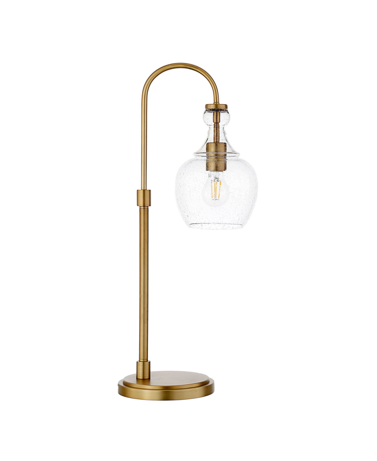 Hudson & Canal Verona 27" Metal Tall Arc Table Lamp