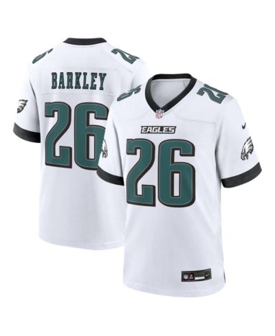 Nike Men's Saquon Barkley White Philadelphia Eagles Game Jersey