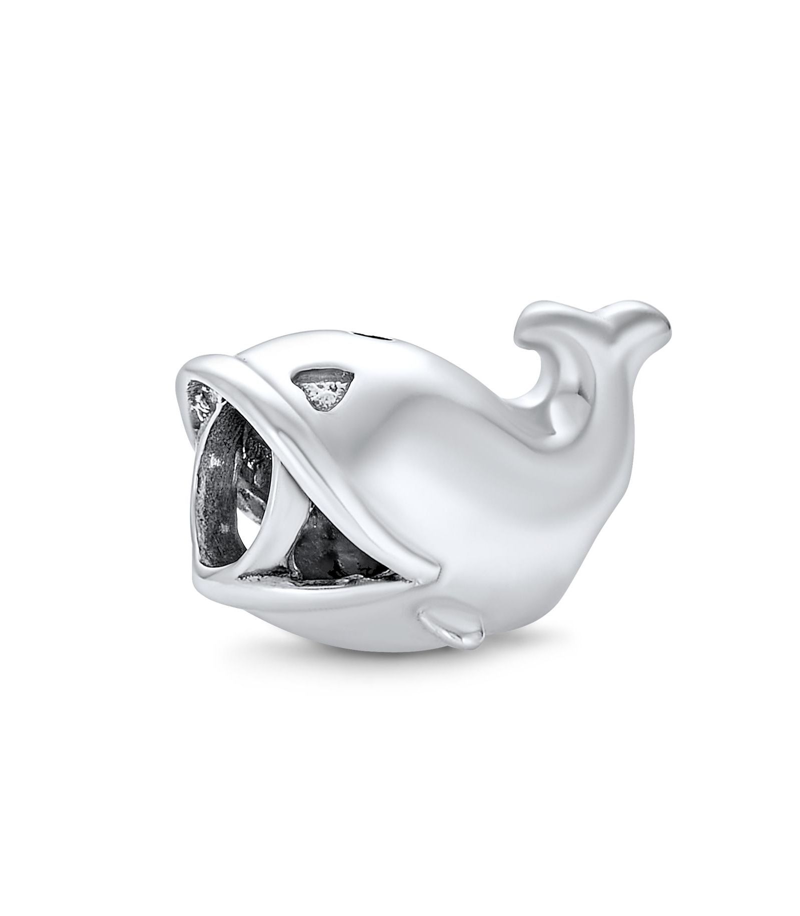 Подвеска-бусина Bling Jewelry Nautical Ocean Sea Whale.925 Sterling Silver для европейских браслетов