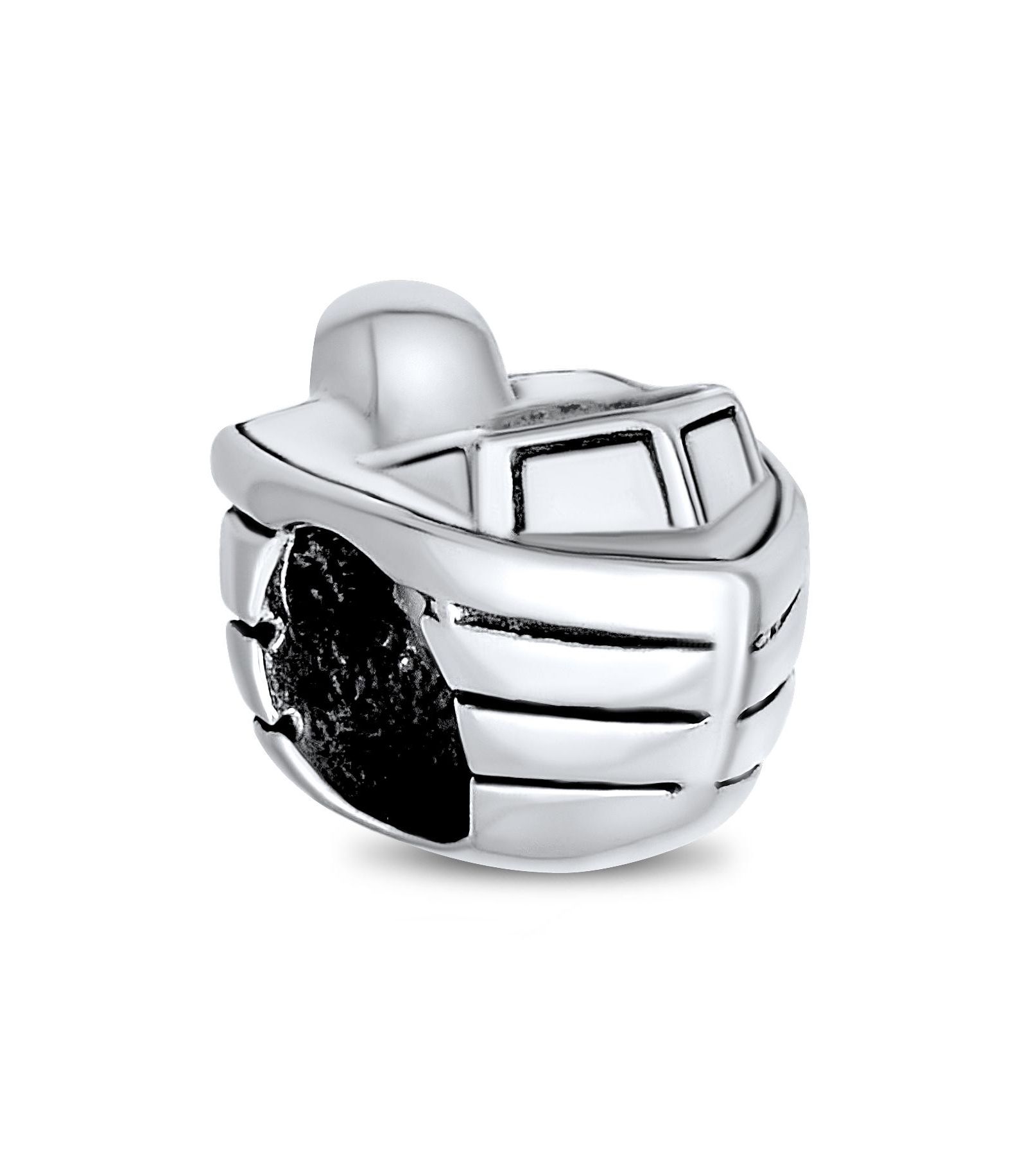 Bling Jewelry Подвеска Nautical Speed Boat Charm Bead.925 Sterling Silver для европейских браслетов
