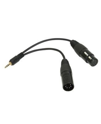 Nanlite CB-DMX-3.5C-1/2 DMX Adapter Cable with 3.5mm Connector