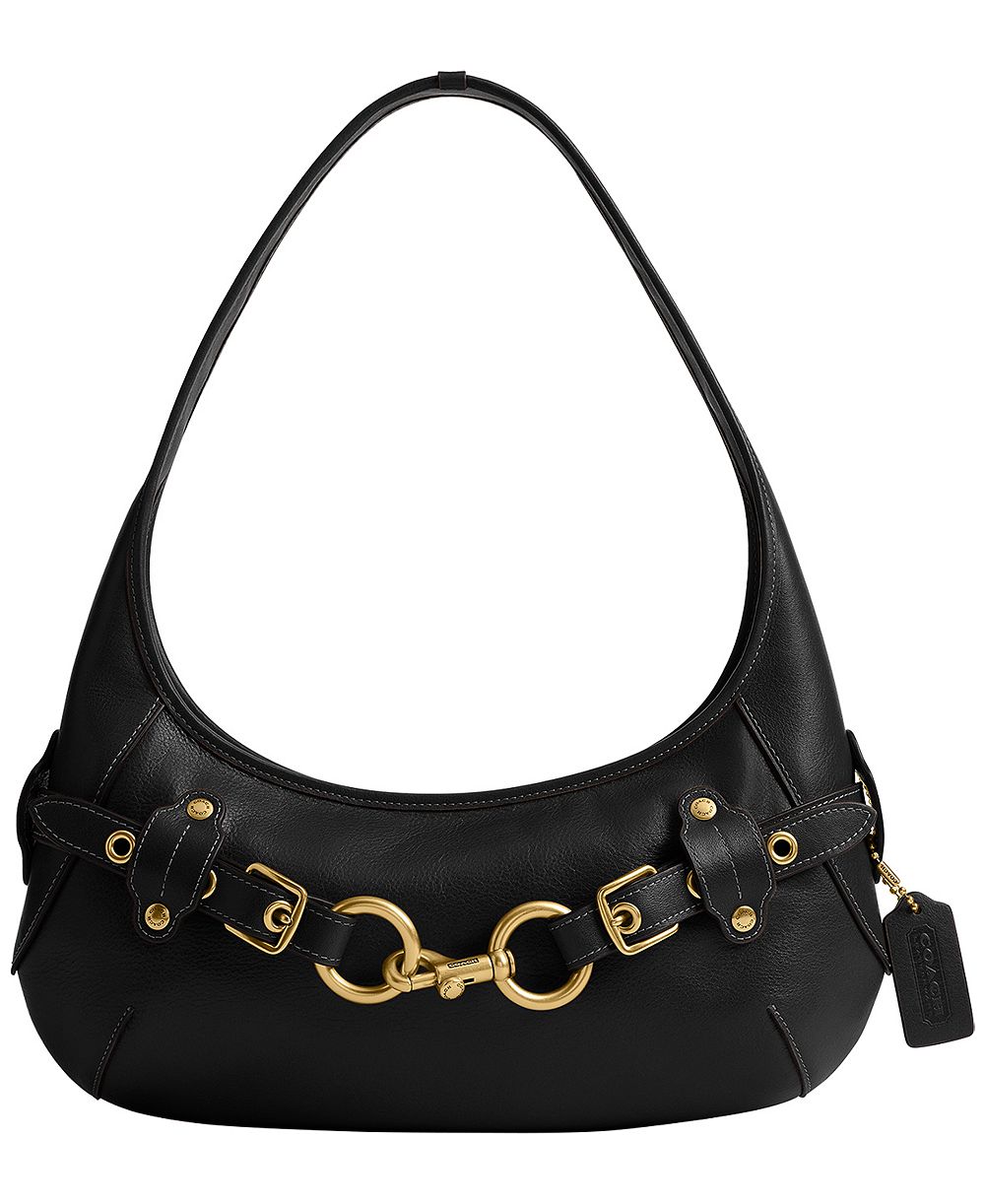 COACH Belted Ergo Leather Medium Shoulder Bag