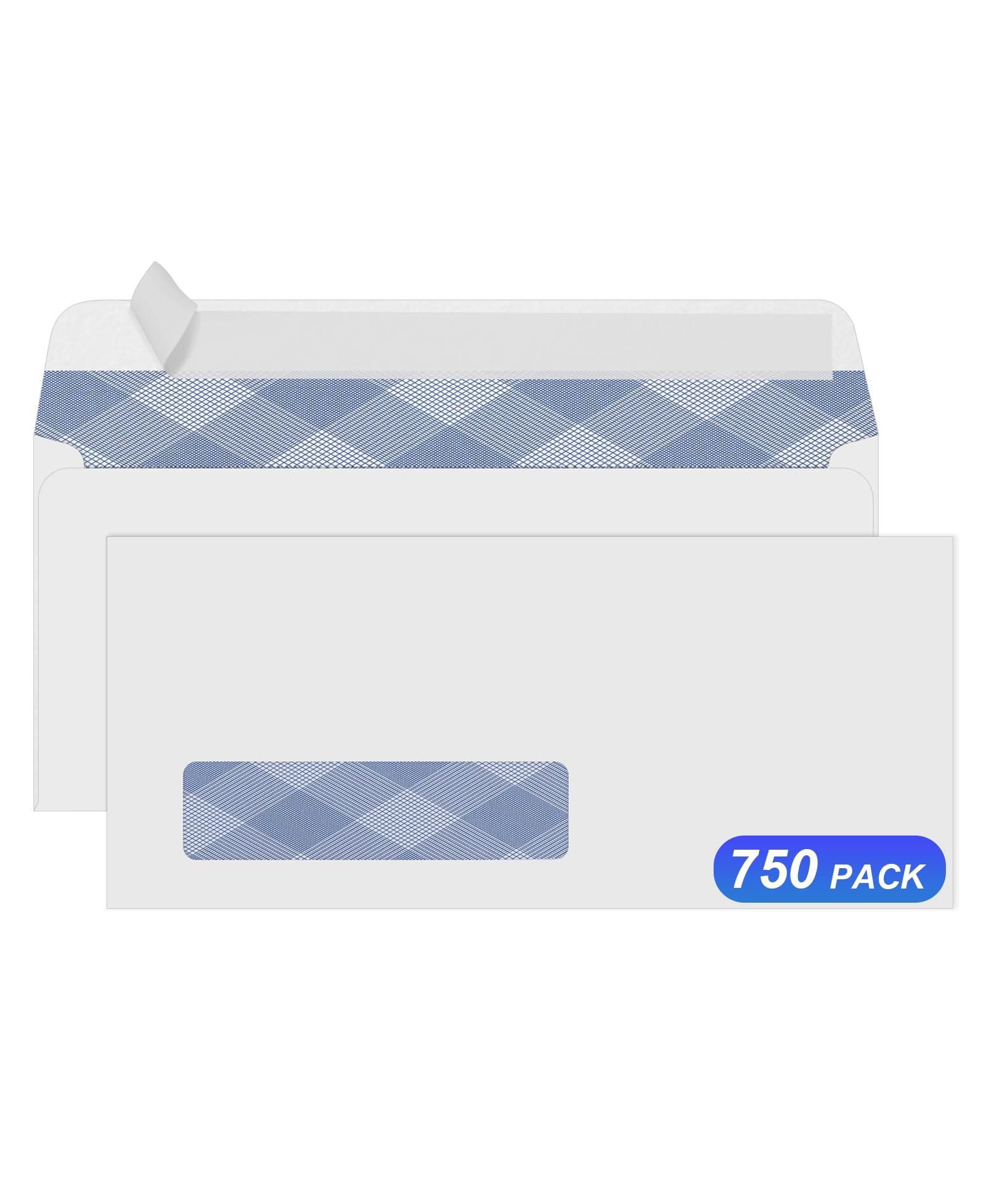 Конверты для счетов и чеков GNUADZ Single Window Security Envelopes