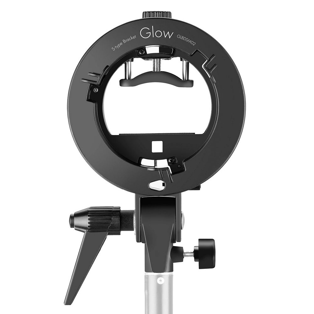 Glow кронштейн S-type с креплением Bowens для стробоскопов и вспышек