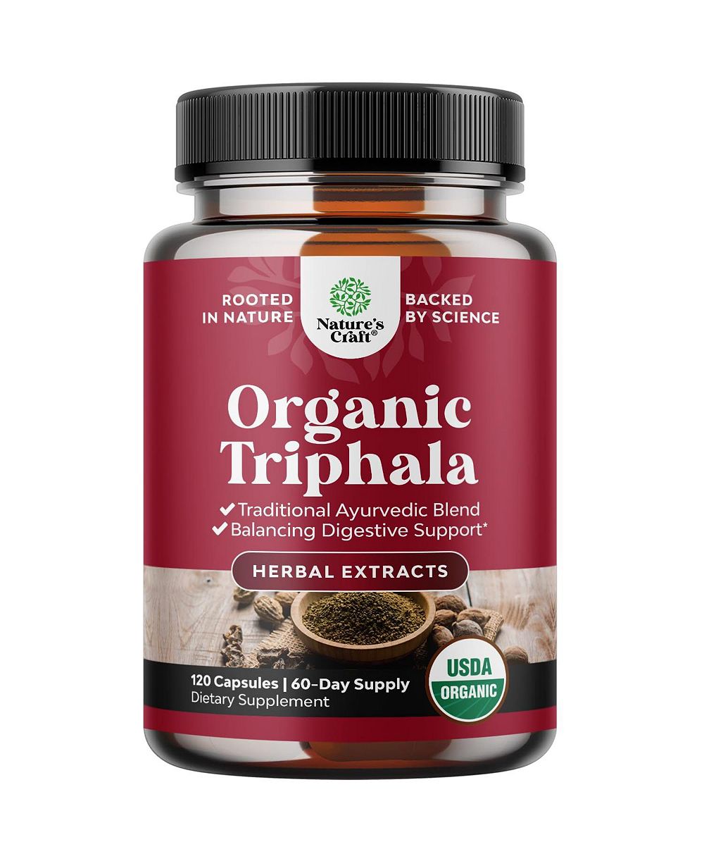 Органическая смесь Nature's Craft Triphala Ayurvedic, 120 шт.