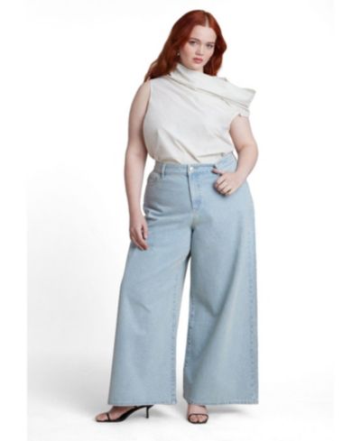 Женские джинсы Plus Size ELOQUII Embellished Rhinestone