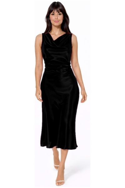 Платье макси Bebe Women's Satin Cowl