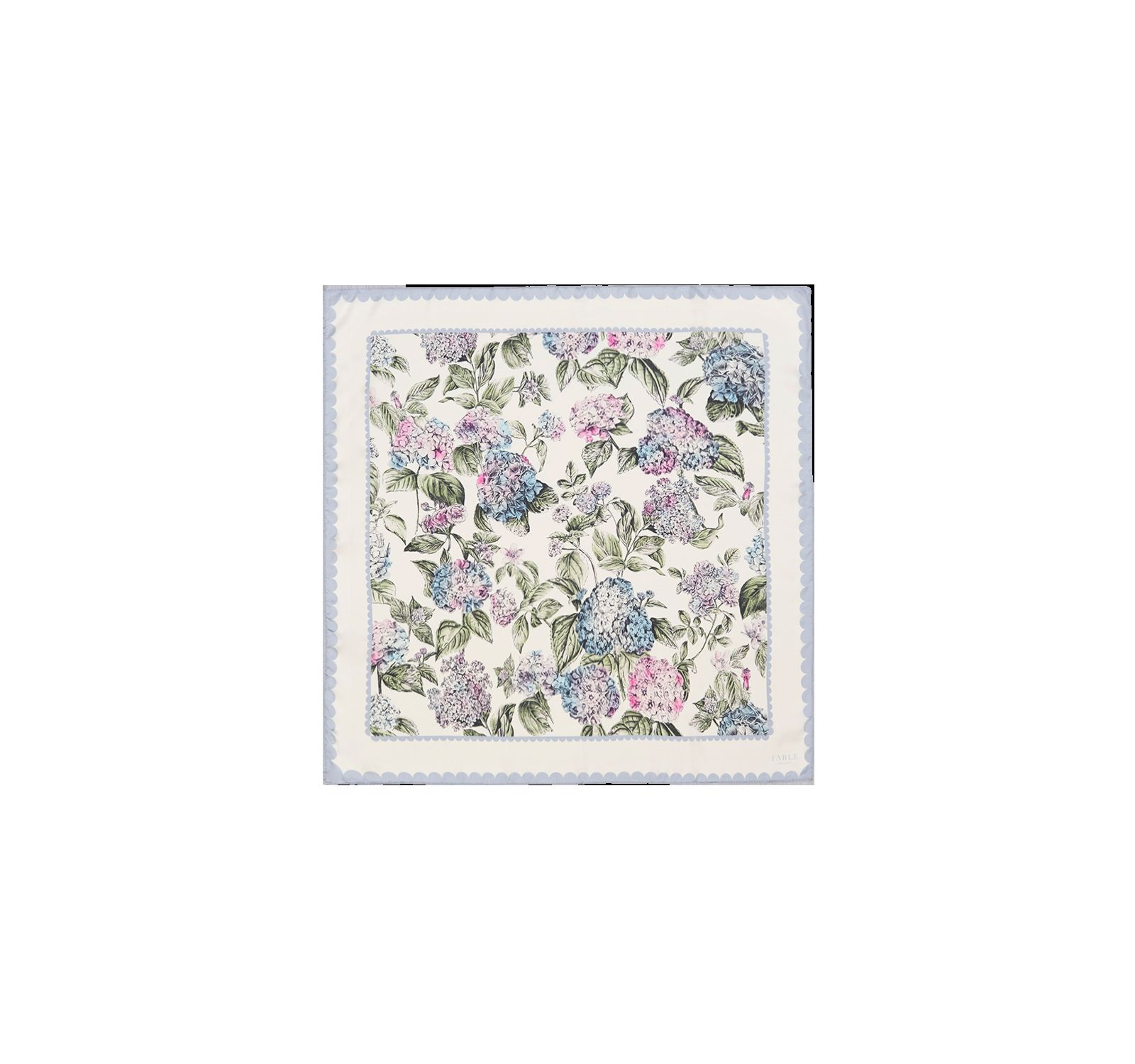 Fable England Women's Hydrangea Square Scarf