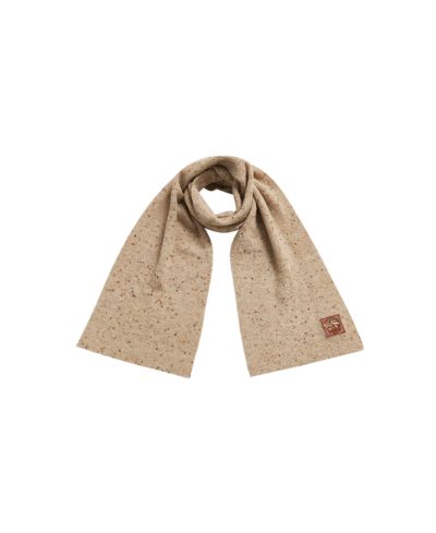 Fable England Women's Taupe Knitted Scarf