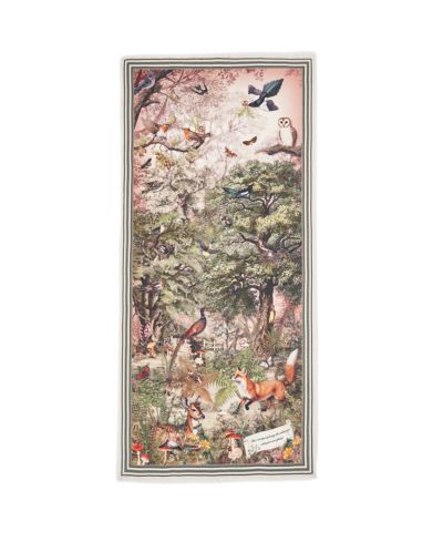 Fable England Женский длинный шарф Woodland Tales, цвет taupe