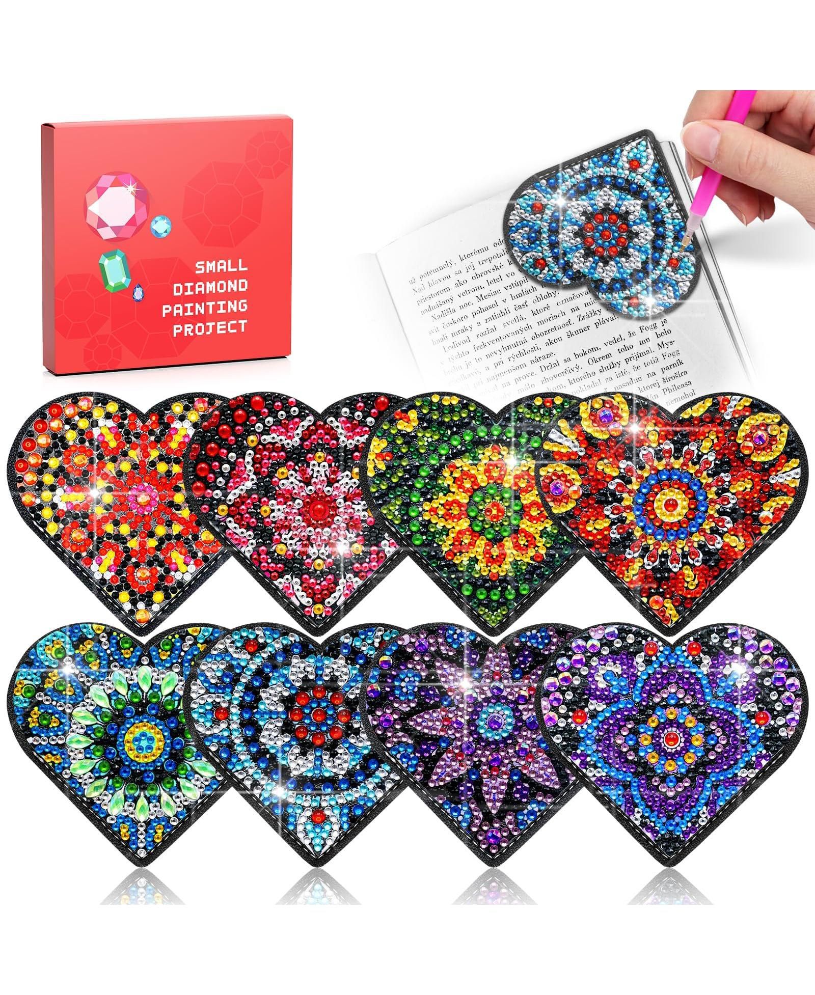 GNUADZ Painting Bookmark Rhinestone DIY Embroidery Gift