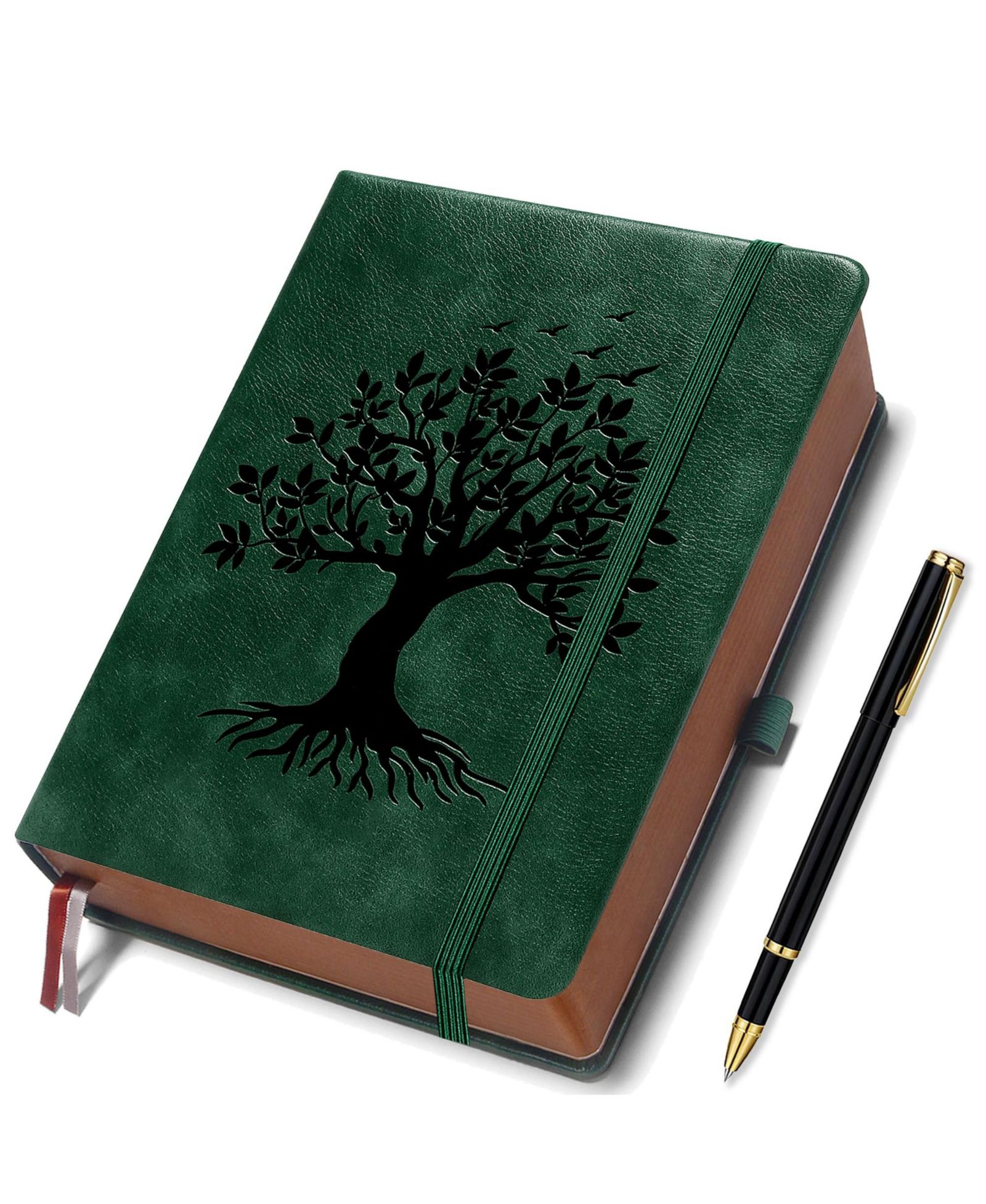 GNUADZ Tree of Life Lined Journal With Pen Pocket