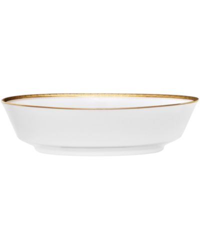 Noritake Charlotta Gold Oval Vegetable Bowl, 32 oz