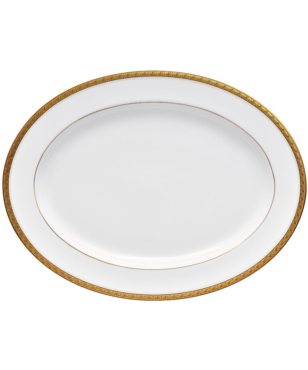 Овальное блюдо Noritake Charlotta Gold, 16"