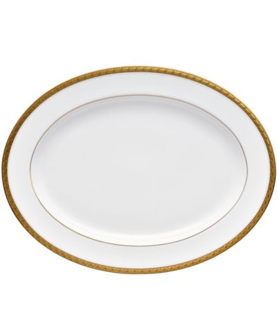 Сервировочное блюдо Noritake Charlotta Gold Oval, 14"