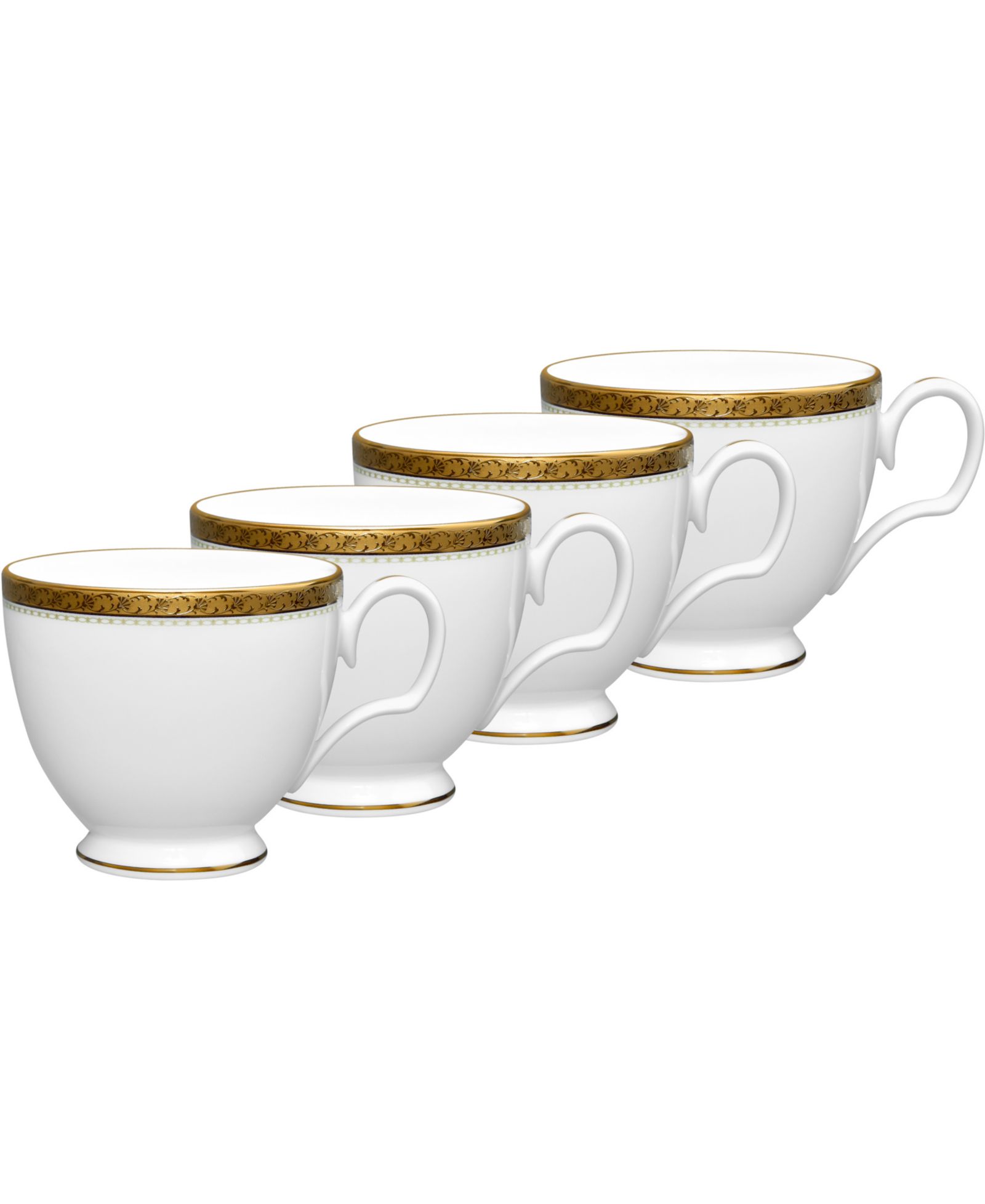 Noritake Charlotta Gold набор из 4 чашек