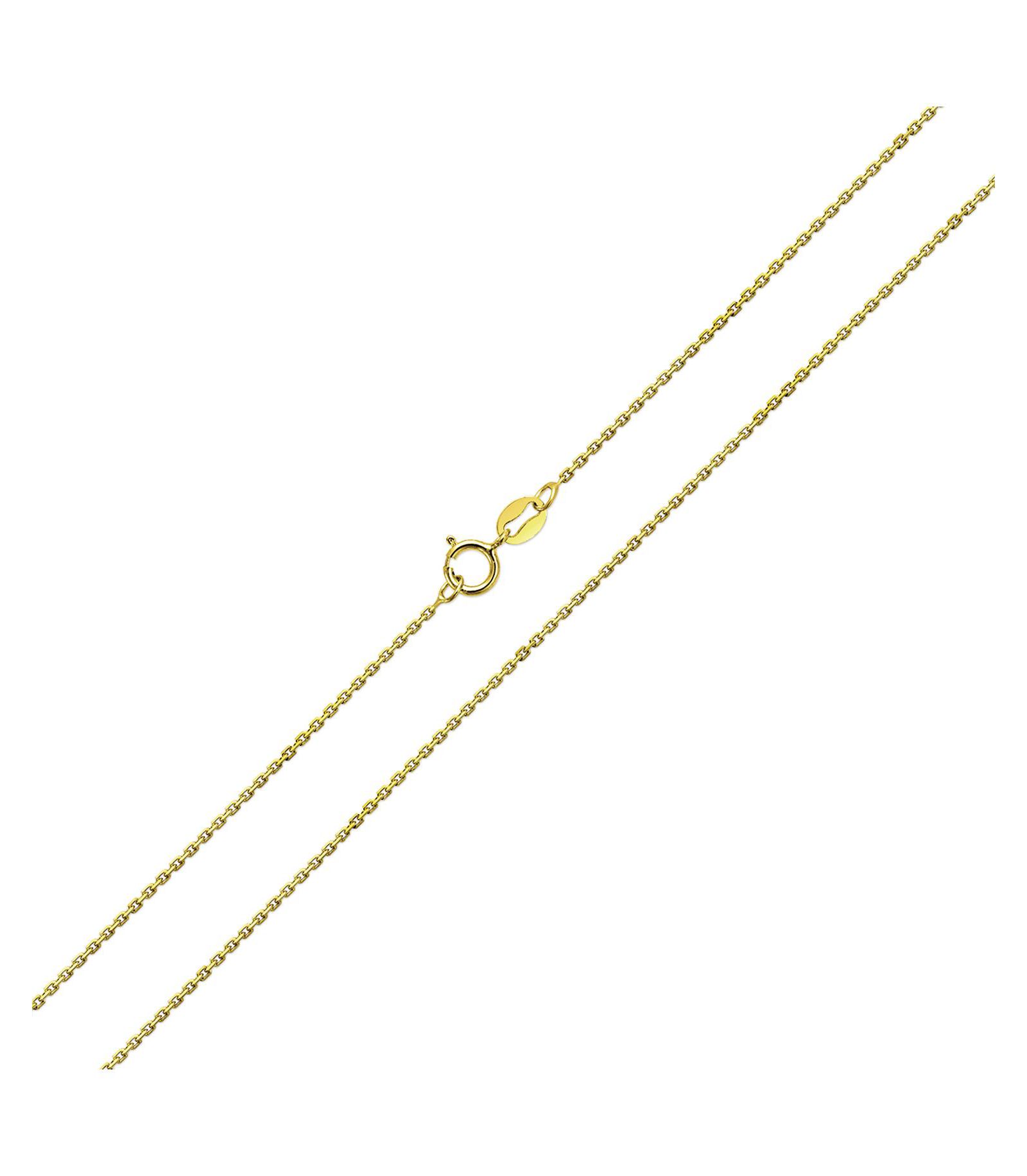 Bling Jewelry 1MM Fine Thin 14k Cuban Cable Link Chain Necklace -Nickel-Free 16, 18 Inch Length