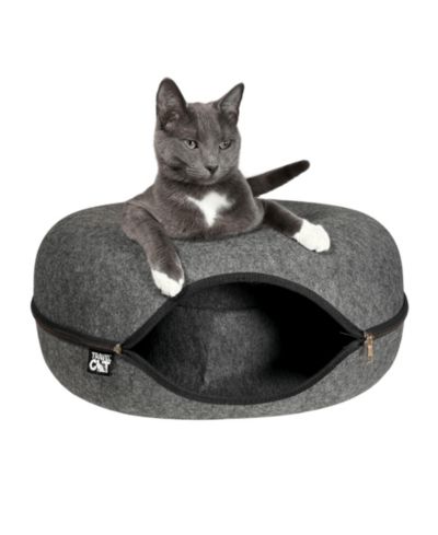 Travel Cat Donut! 2-in-1 Cat Hideaway Cave Bed