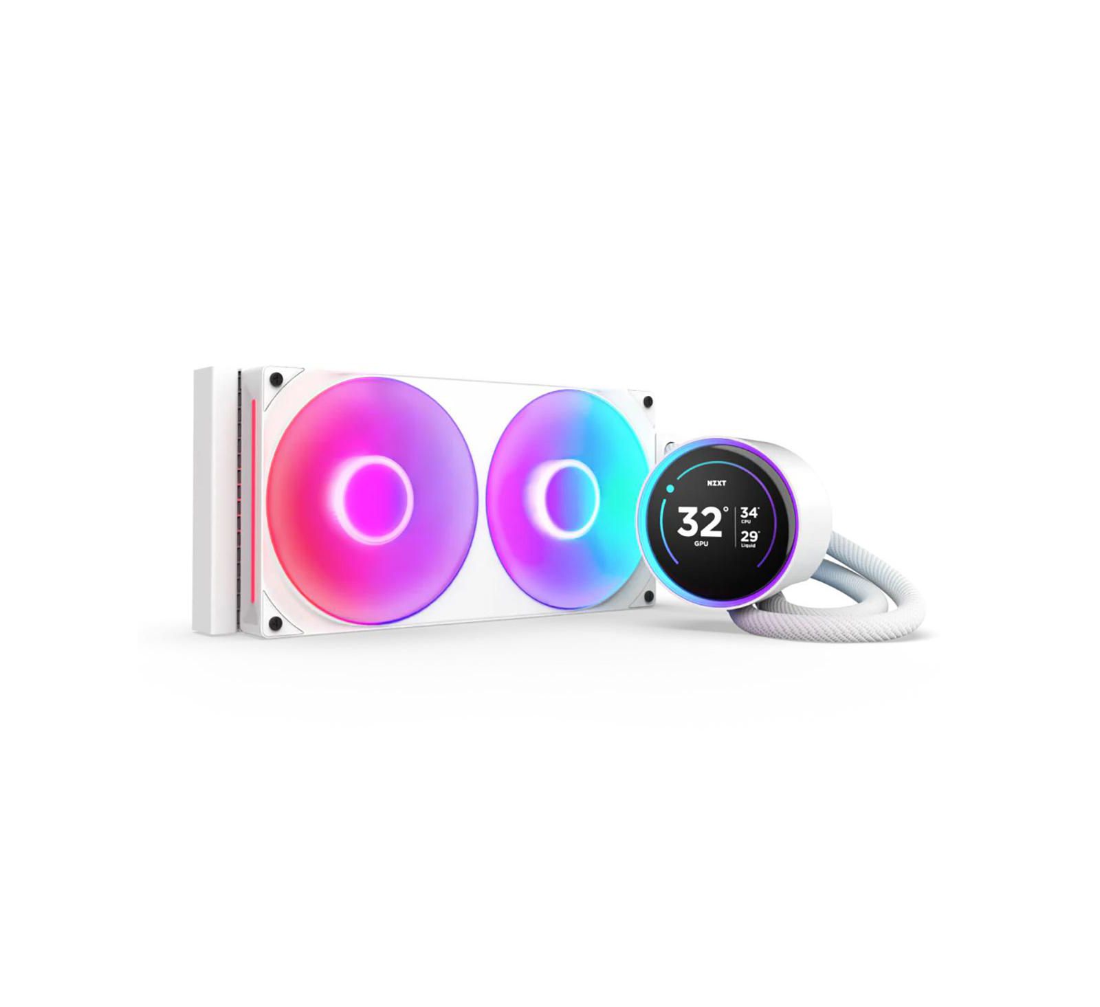 NZXT Kraken Elite 280mm LCD дисплей все-в-одном жидкостный кулер для процессора Intel/AMD