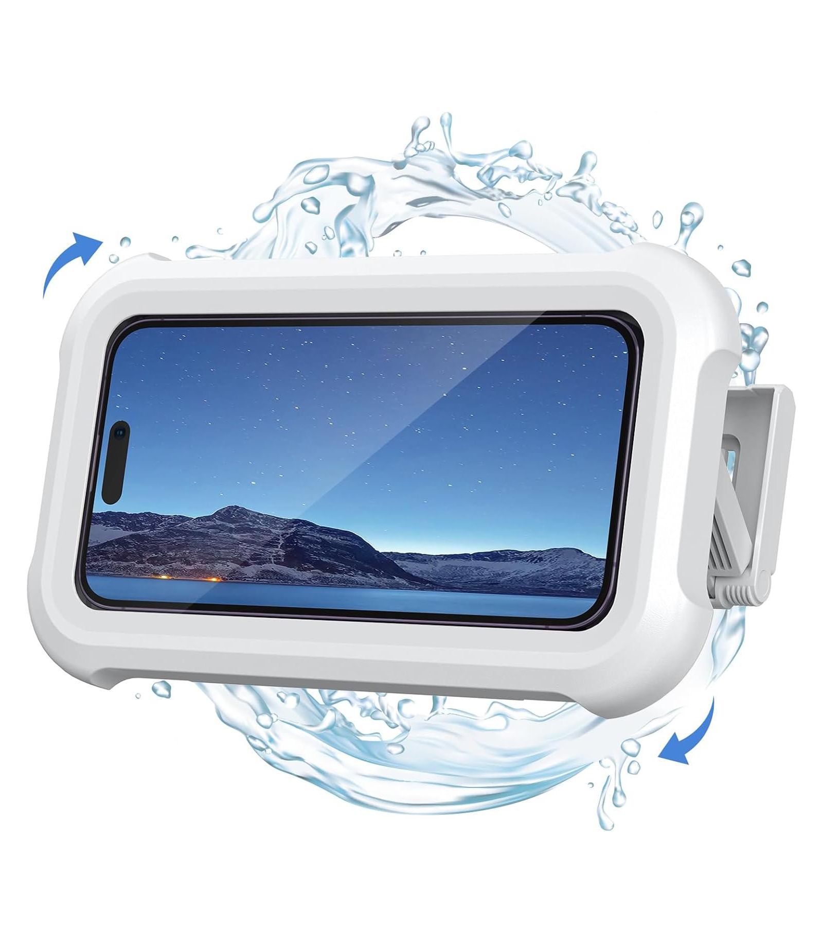 Lamicall Waterproof Adjustable Shower Phone Holder for iOS and Android Devices
