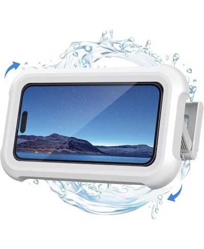 Lamicall Waterproof Adjustable Shower Phone Holder for iOS and Android Devices